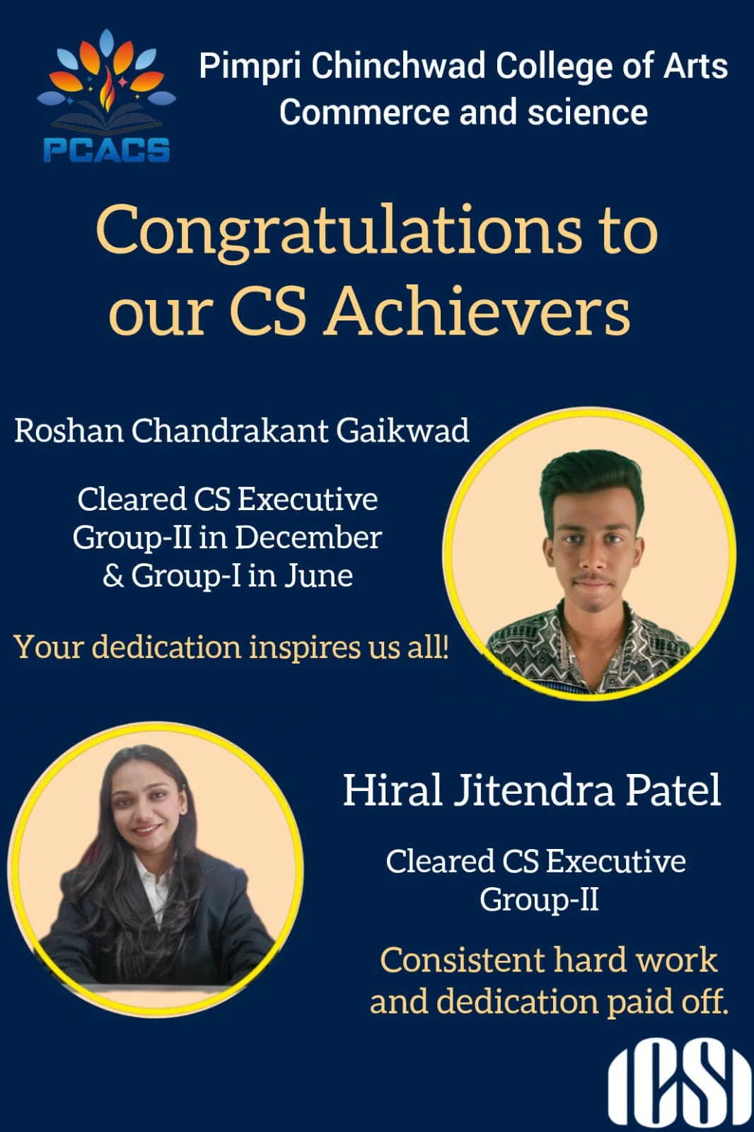 PCACS Achievement